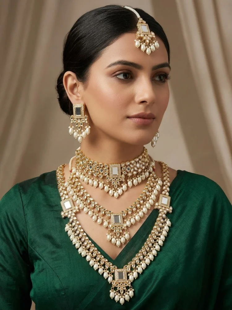 Sheesha Kundan Set