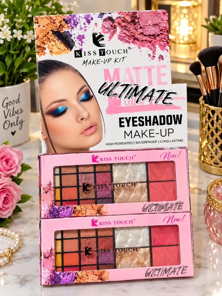 Kiss Touch Matte Ultimate Eyeshadow Make-Up Kit