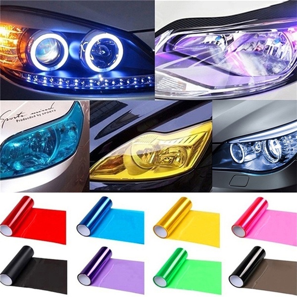 Car front lights sticker
